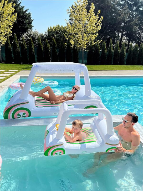 Luxury Golf Cart Kids Pool Float with Shade (1-2 Year olds)